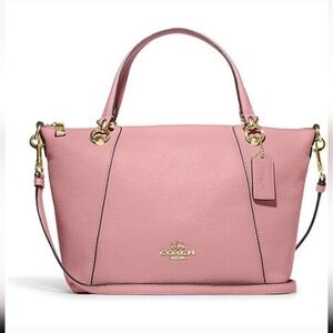 New! Kacey Satchel in Gold/Light Blush (Only 1 Left In Pink 🩷)!